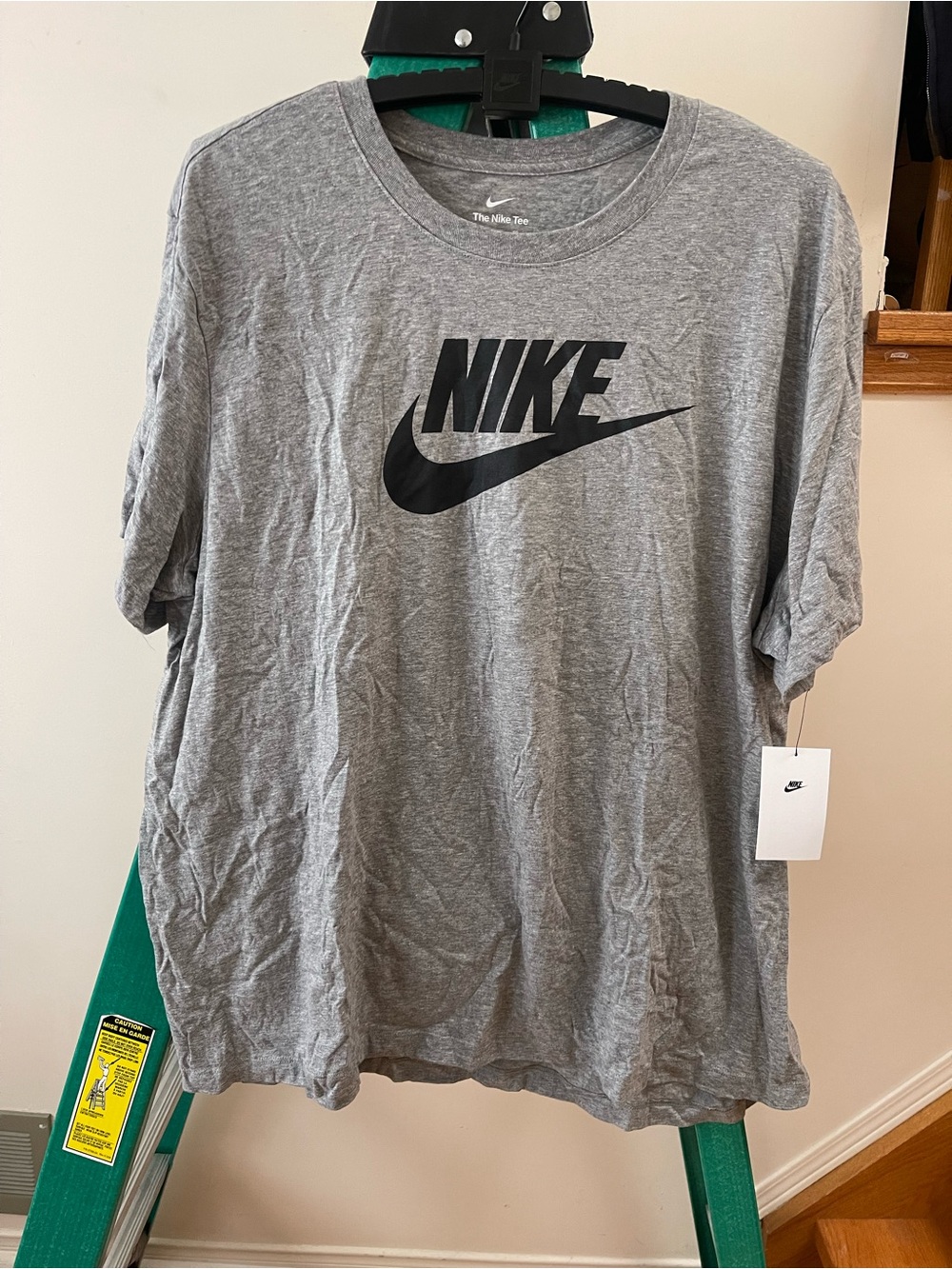 Nike Gray Short-Sleeve Logo Tee